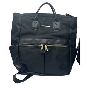 Allancia Dakota Convertible Tote Backpack Gold Hardware Luggage Strap Nylon